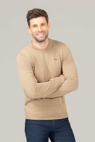 Jersey - Negro y beige