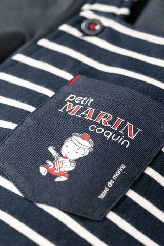 Peto y camiseta - Azul