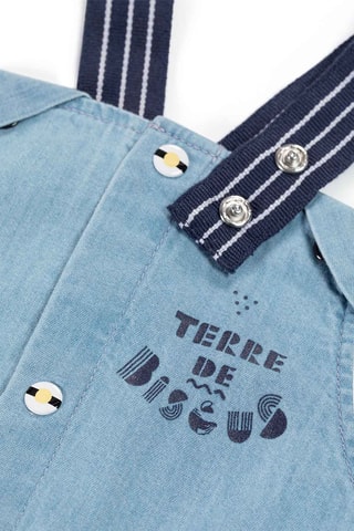 Peto y camiseta Revo - Blanco, rojo y azul