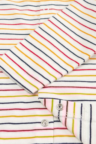 Peto y camiseta - Blanco, rojo y azul