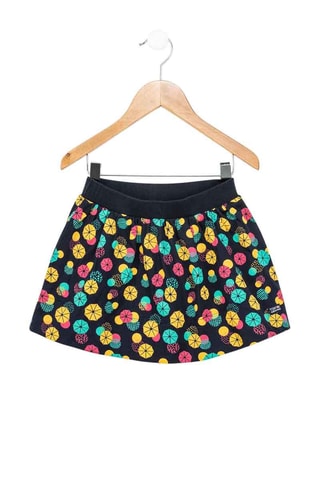 Falda Elizia - Azul, amarillo y rosa