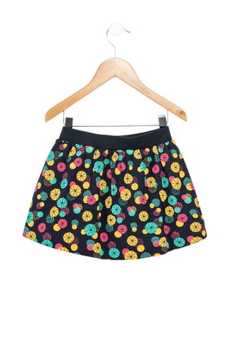 Falda Elizia - Azul, amarillo y rosa