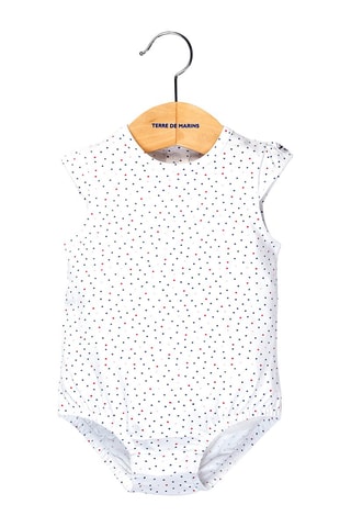 Body y vestido Chamadi - Blanco y azul