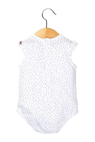 Body y vestido Chamadi - Blanco y azul