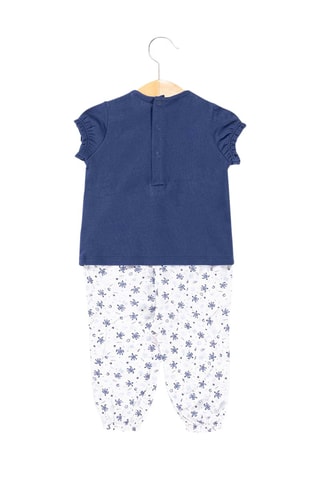 Pantalón de chándal y camiseta Cytel - Blanco y azul