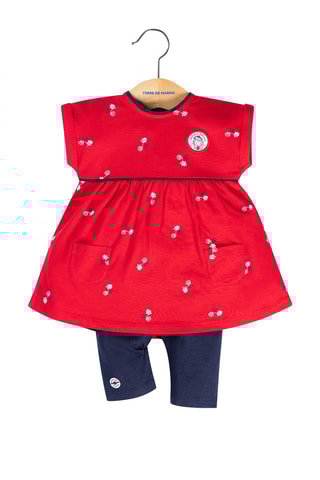 Vestido y leggings Zacaria - Rojo