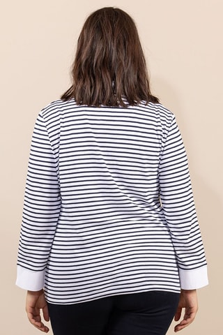 Polo - Blanco, rojo y azul