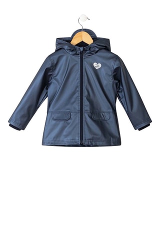 Impermeable con capucha Pizol - Azul