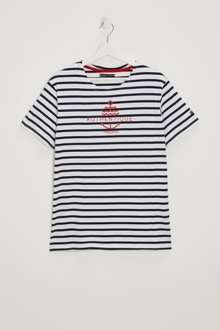 Camiseta Eluxor - Blanco, negro y naranja