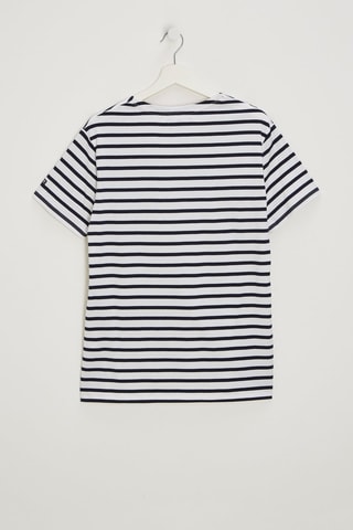 Camiseta Eluxor - Blanco, negro y naranja