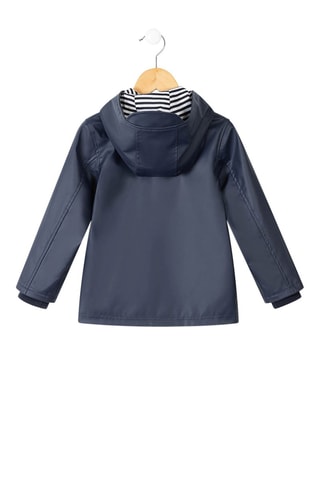 Impermeable con capucha - Azul