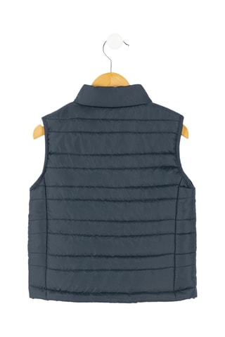 Chaleco Aginie - Blanco y azul