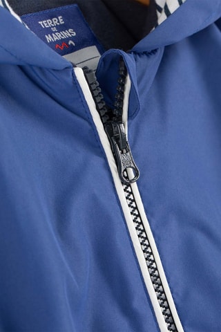 Cazadora con capucha Kiota - Azul