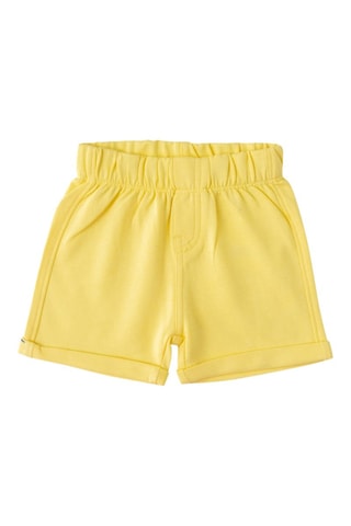 Camiseta y short - Blanco, azul y amarillo