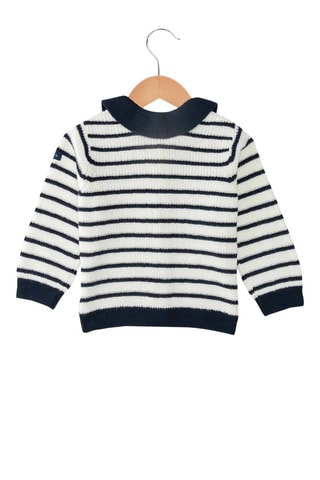 Vest - Wit - Wit en blauw