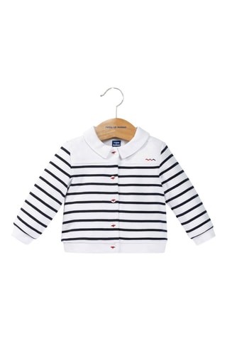 Jasje Saradi - Wit en Indigoblauw - Terre de Marins - Wit