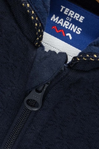 Sweater met Capuchon - Indigoblauw - Blauw