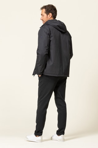 Chaqueta con capucha - Negro