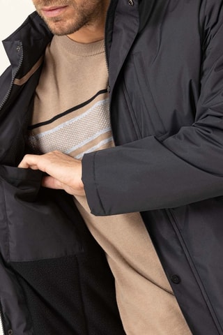 Chaqueta con capucha - Negro