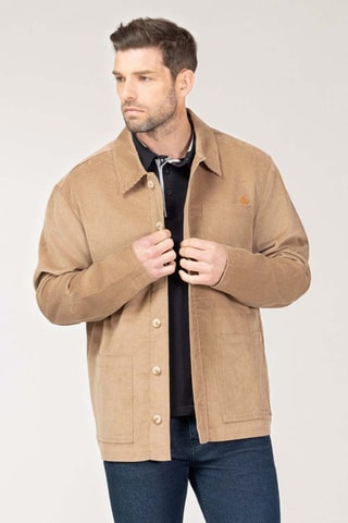 Chaqueta de terciopelo - Beige