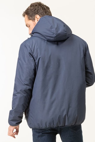 Chaqueta con capucha - Azul