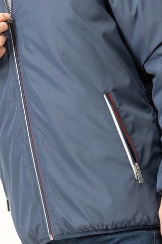 Chaqueta con capucha - Azul