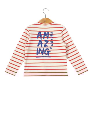 Camiseta - Blanco, rojo y azul