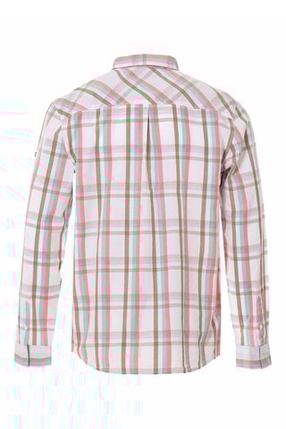 Camisa - Blanco, beige y amarillo