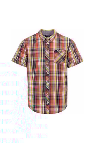 Camisa Ecaro - Blanco, negro y amarillo