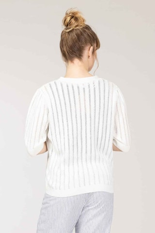 Cárdigan - Rojo, amarillo y blanco