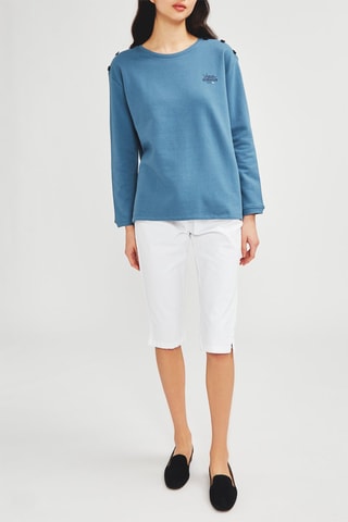 Sudadera Dakor - Blanco y azul