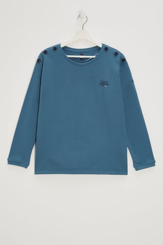 Sudadera Dakor - Blanco y azul