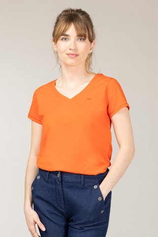 Camiseta - Rojo y naranja