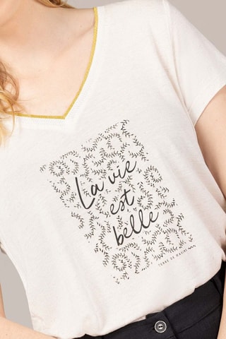 Camiseta - Blanco y negro