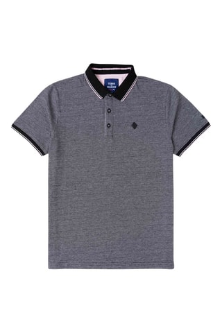 Polo Cidaro - Negro y blanco