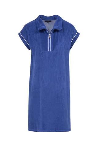 Vestido - Azul y blanco