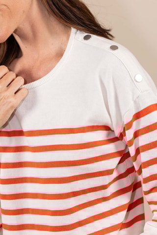 Jersey - Blanco y naranja