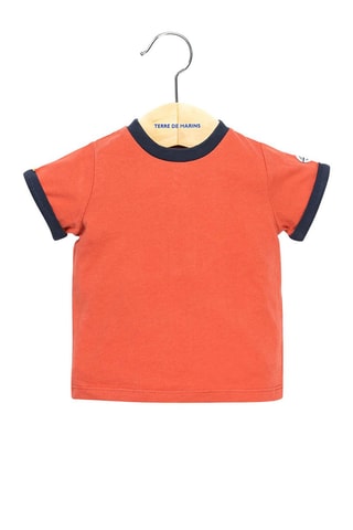 Camiseta y peto Igori - Azul y naranja