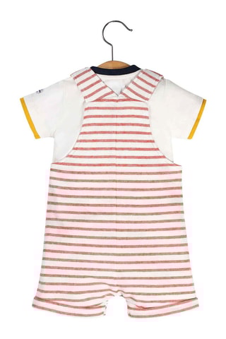 Camiseta y peto Ikalou - Rojo y azul