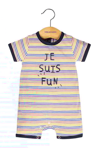 Mono Lombily - Azul, amarillo y naranja