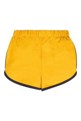 Camiseta y short Lioril - Blanco y amarillo