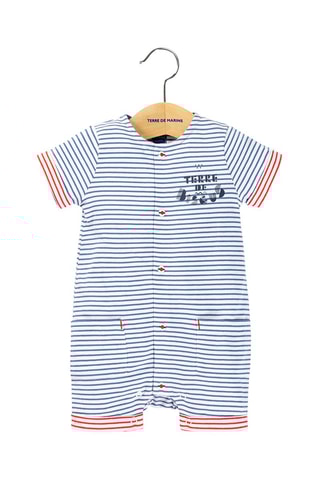 Mono Bombi - Blanco, rojo y azul