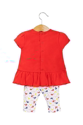 Camiseta y pantalón Runi - Rojo