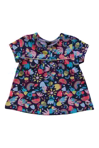 Túnica y leggings Liliri - Azul, amarillo y rosa