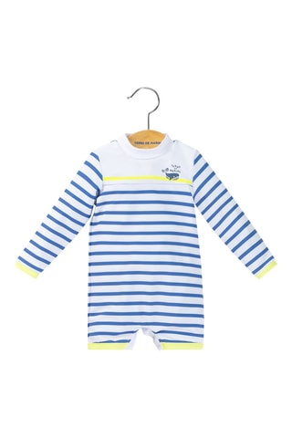 Mono YBIN - Blanco, azul y amarillo