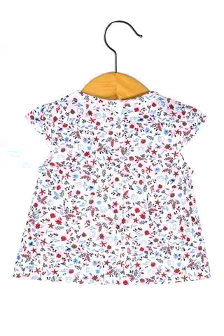 Tuniek - Wit - Wit, rood en blauw