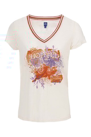 Camiseta - Rojo, amarillo y blanco