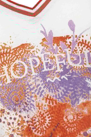 Camiseta - Rojo, amarillo y blanco