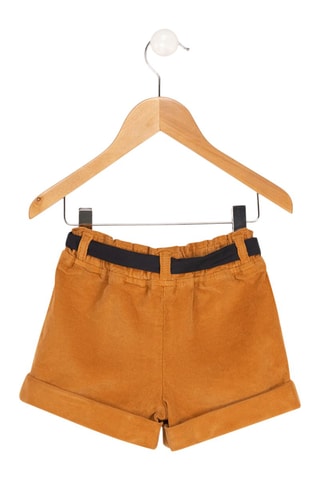 Short de pana - Marrón