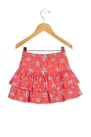 Falda Woky - Blanco y rojo